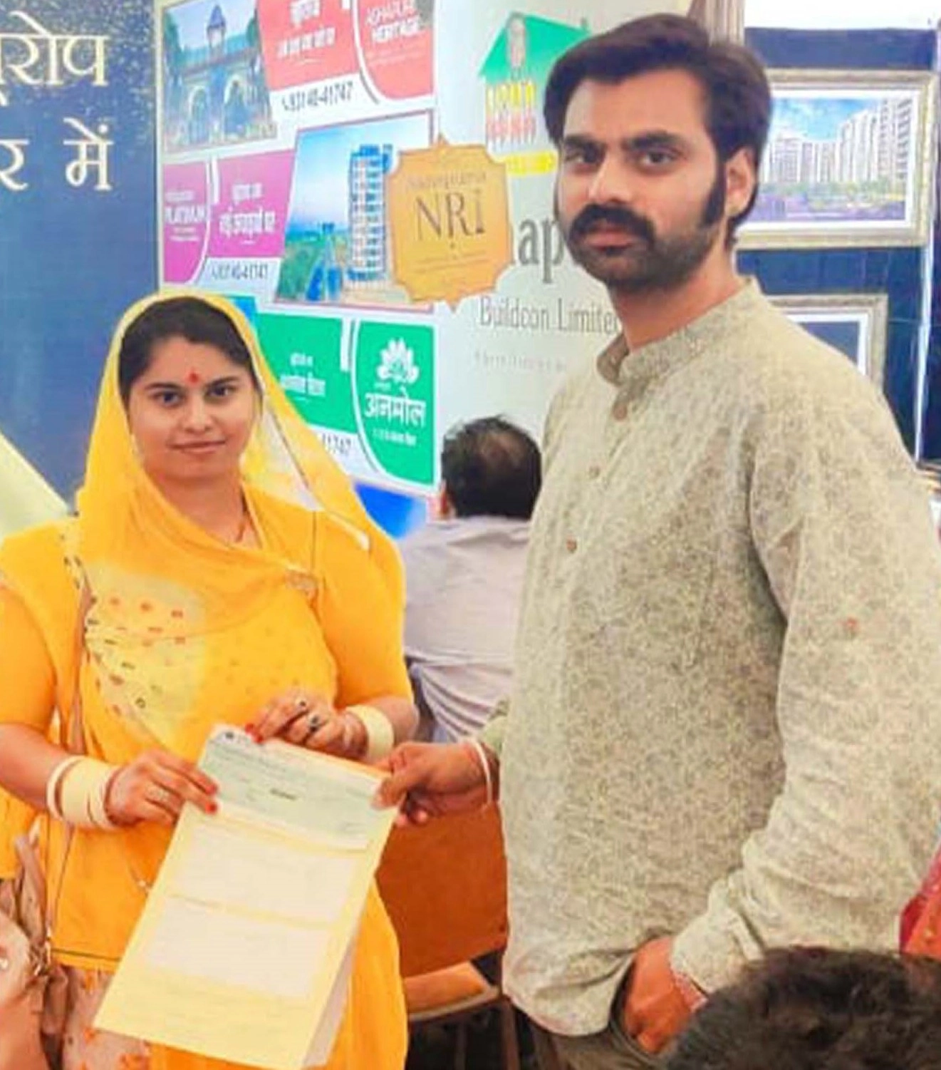Mrs Krishna and Mr Kuldeep Singh