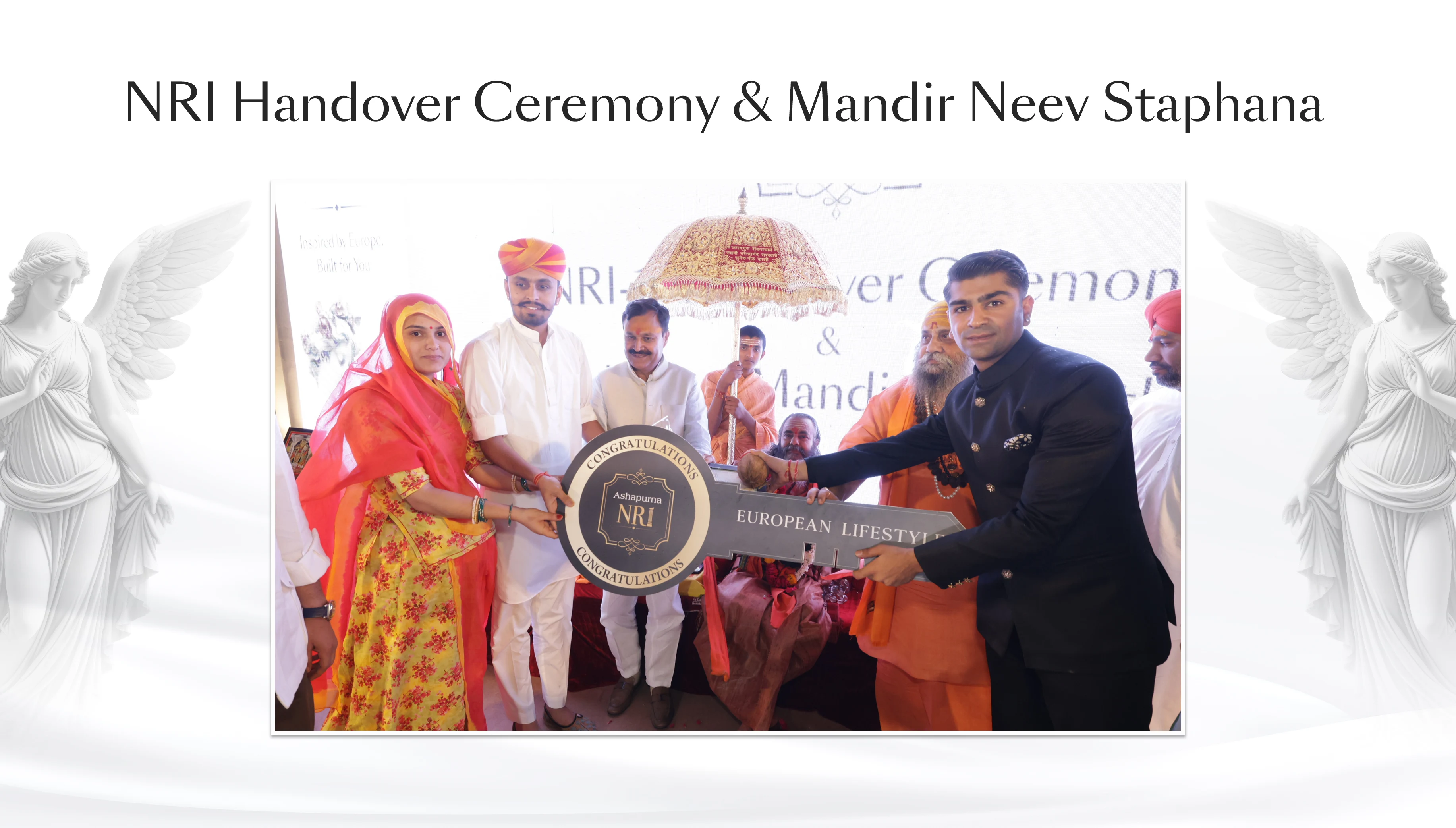 Neev Staphana of Ashapura Maa Mandir & Phase 1 Handover | Ashapurna NRI