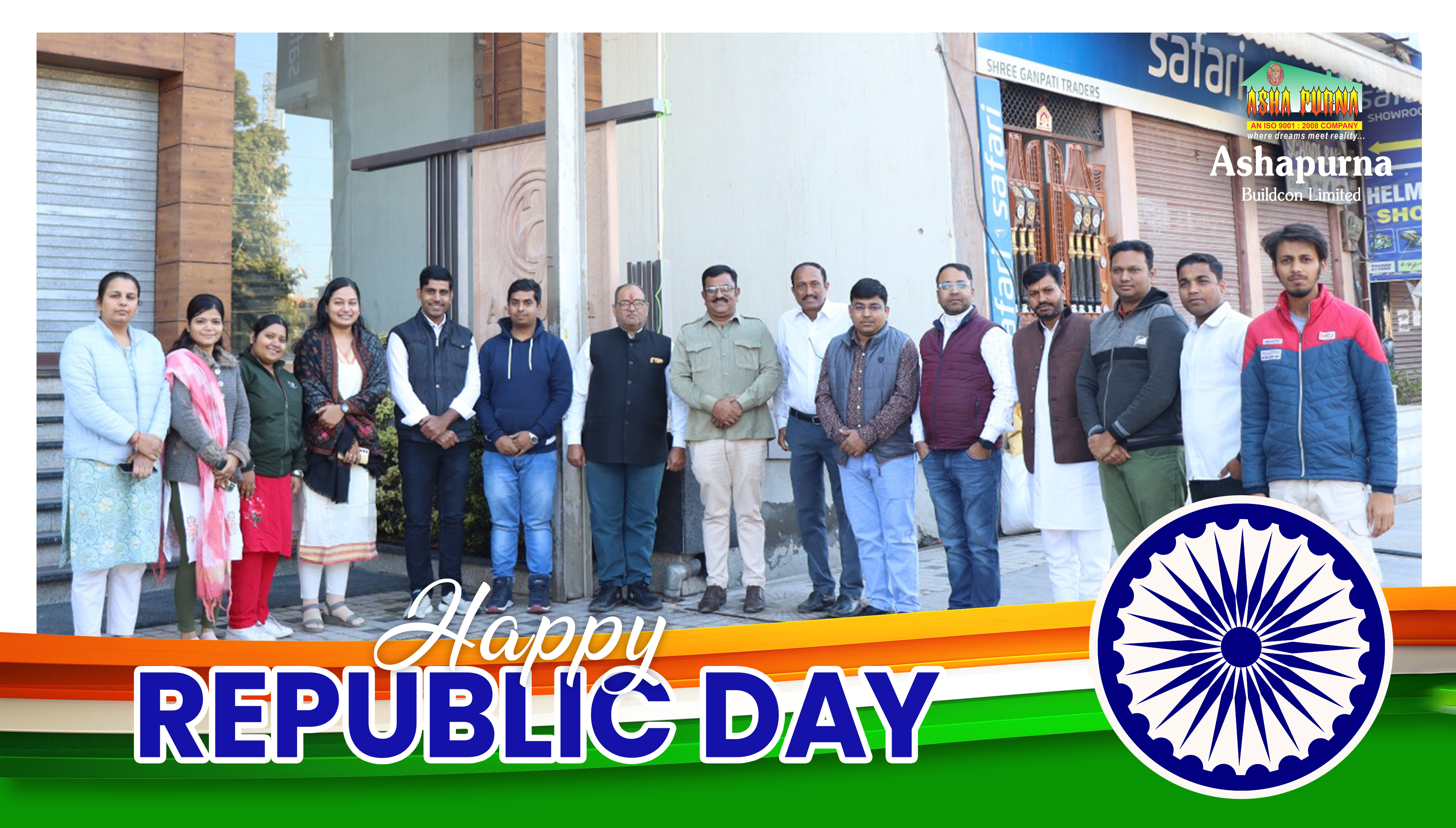 Ashapurna Buildcon Celebrates Republic Day with Patriotism and Enthusiasm