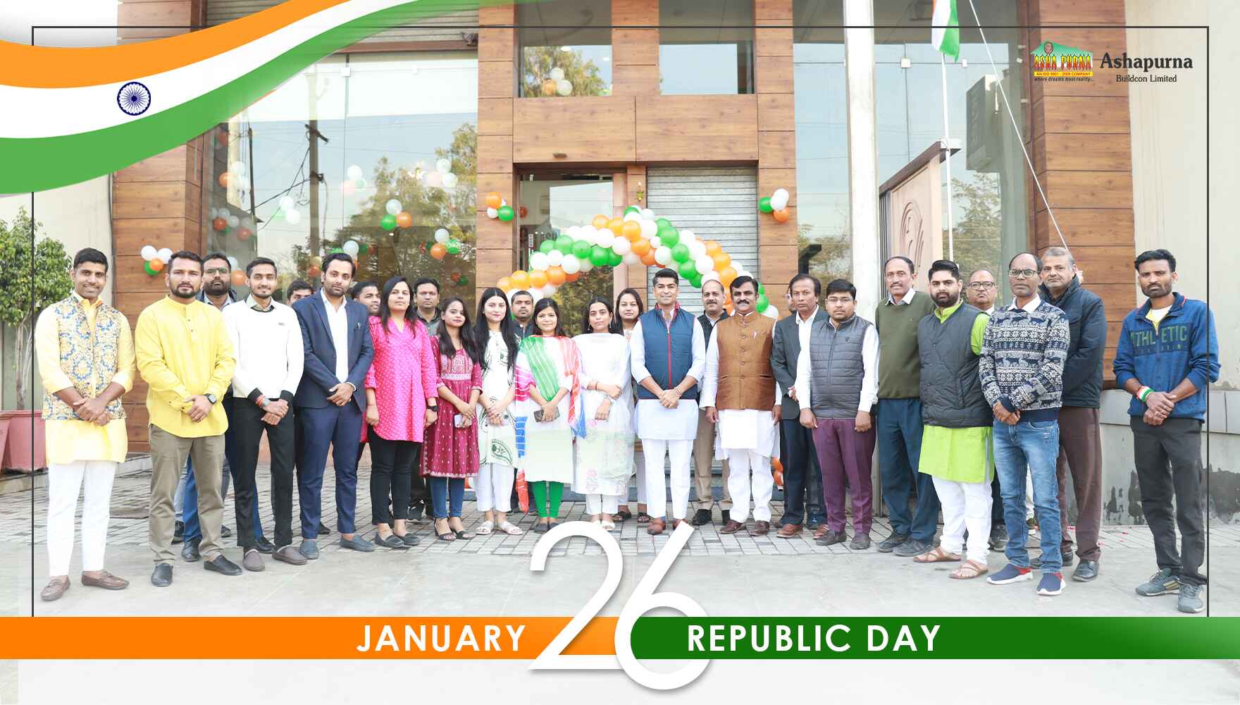 Happy Republic Day from the Ashapurna Buildcon