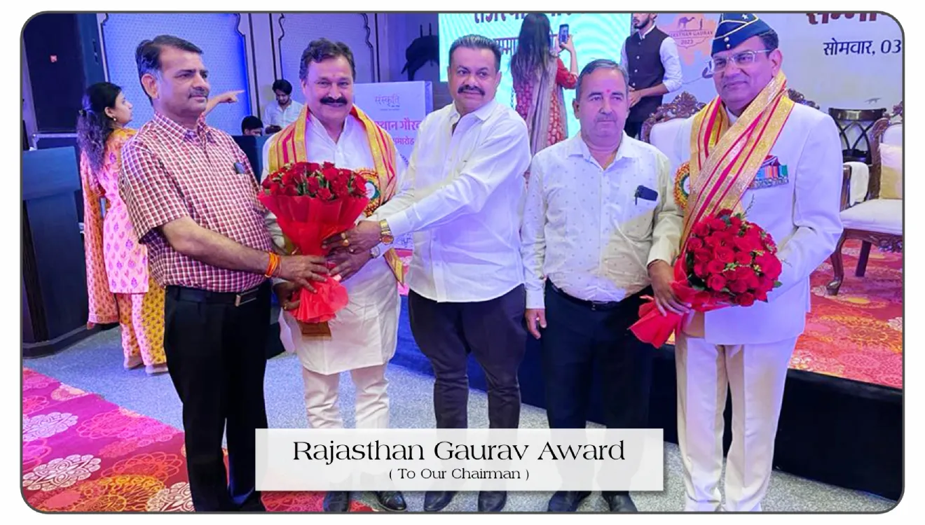 आशापूर्णा बिल्डकॉन लिमिटेड के सीएमडी श्री करन सिंह उचियारड़ा को किया सम्मानित