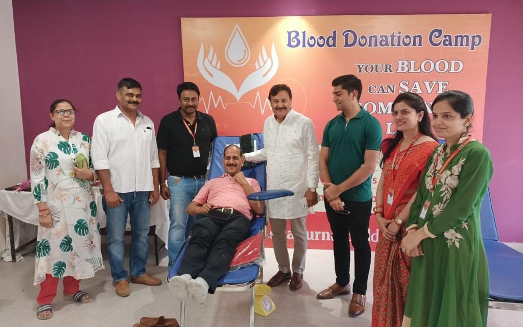 Blood Donation Camp at Ashapurna Enclave